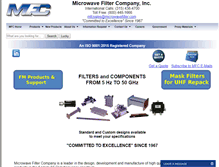 Tablet Screenshot of microwavefilter.com